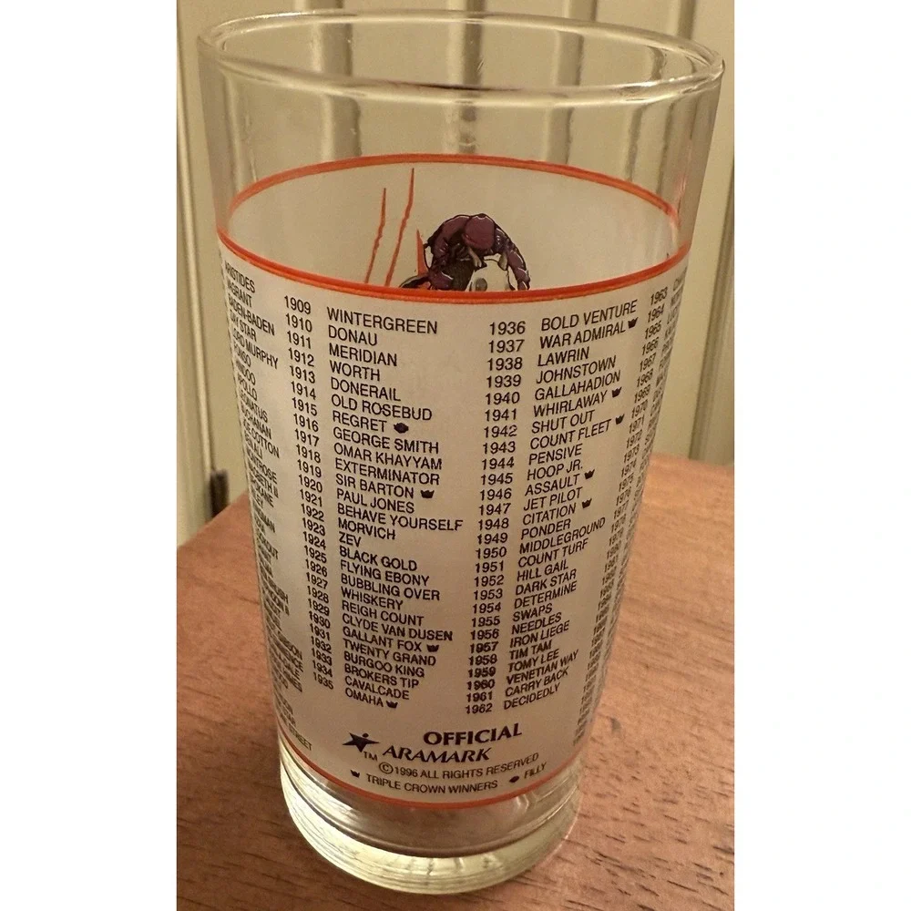 1996 Official Kentucky Derby Mint Julep‎ Glass, Churchill Downs